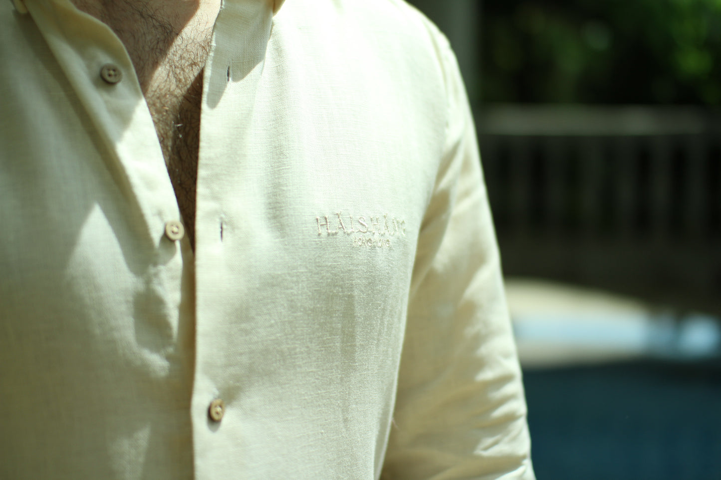 Organic Linen Shirt (Natural Colour)