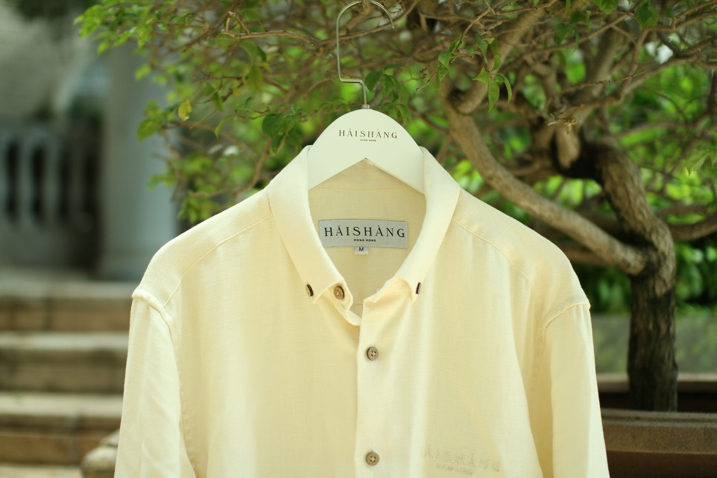 Organic Linen Shirt (Natural Colour)