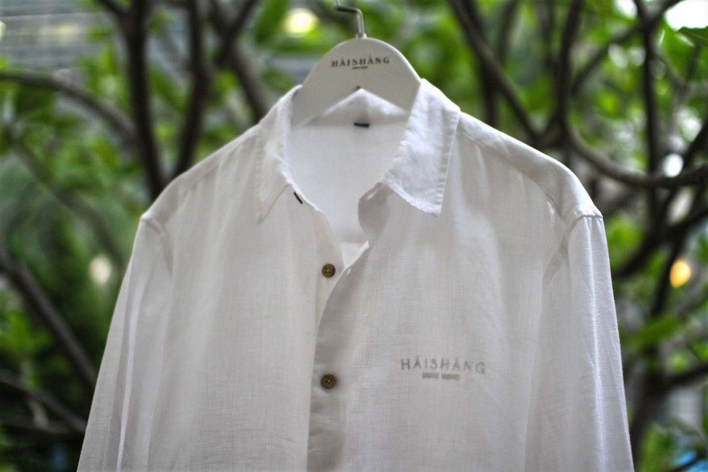Organic Linen Shirt (White)